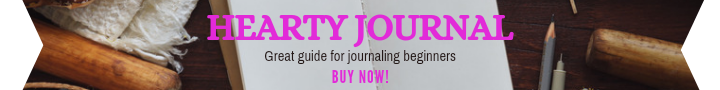 Buy the hearty journal, a great guide for journaling beginners 